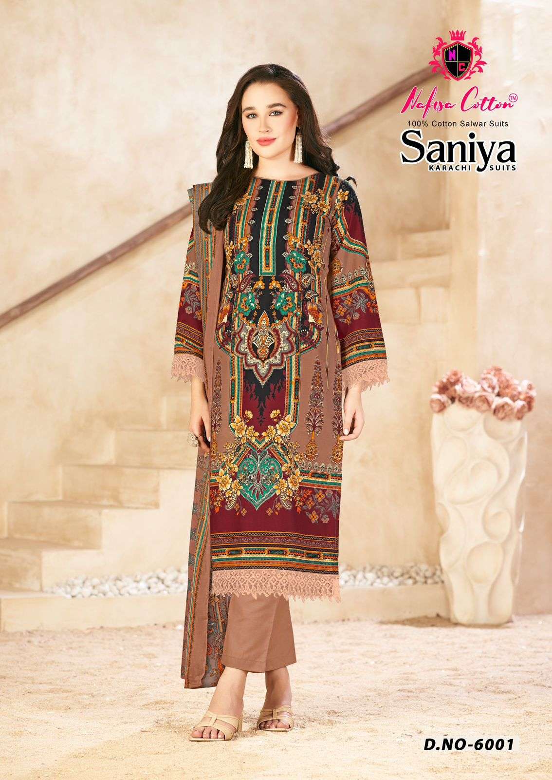 Nafisa Cotton Saniya Karachi Suit Vol-06