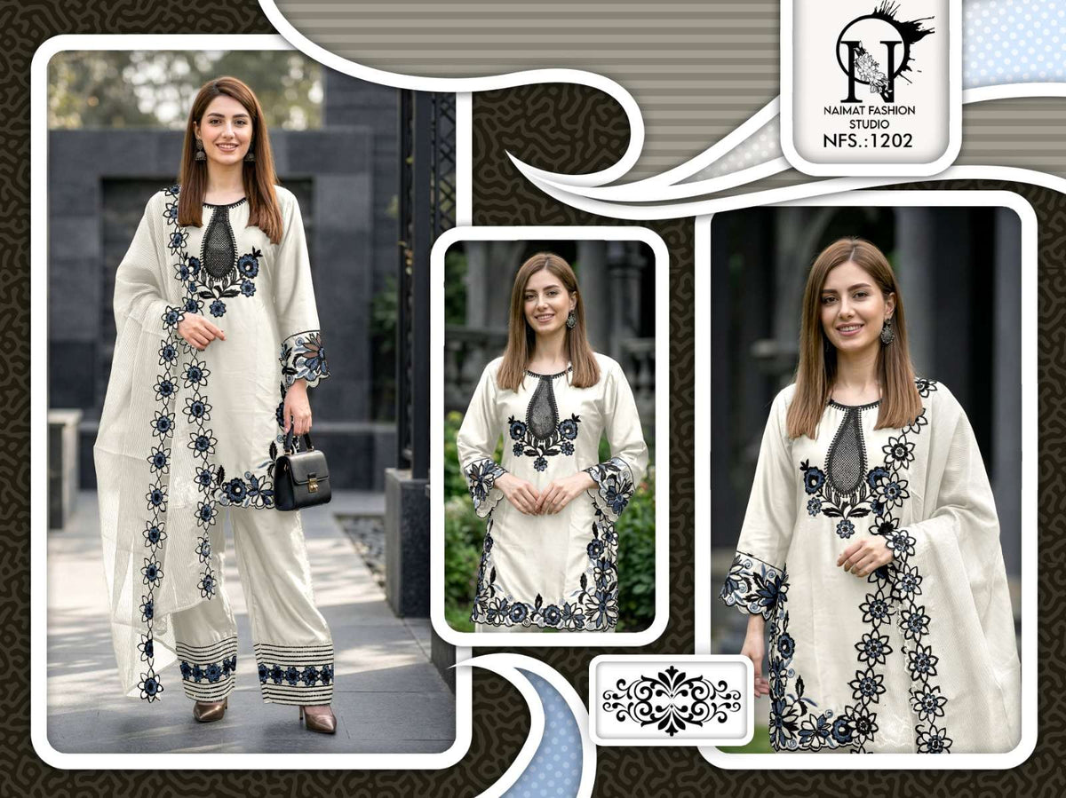 Naimat Fashion NFS - 1202 Pakistani Suit Set - Amrah Wholesale