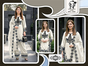 Naimat Fashion NFS - 1202 Pakistani Suit Set - Amrah Wholesale
