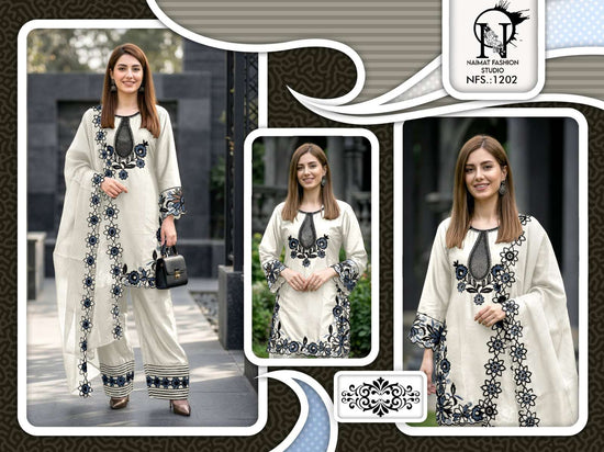 Naimat Fashion NFS - 1202 Pakistani Suit Set - Amrah Wholesale