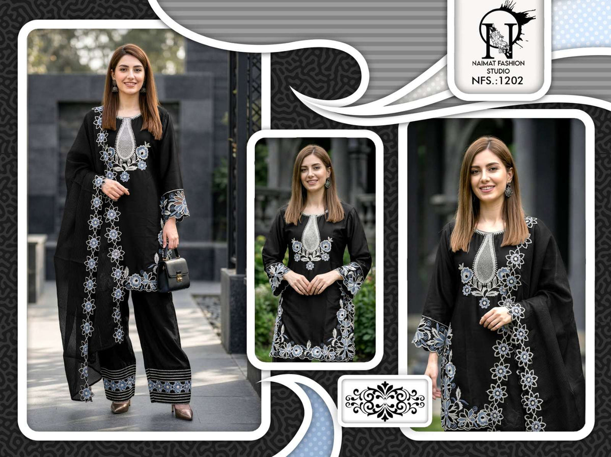 Naimat Fashion NFS - 1202 Pakistani Suit Set - Amrah Wholesale