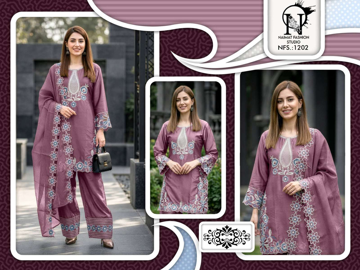 Naimat Fashion NFS - 1202 Pakistani Suit Set - Amrah Wholesale