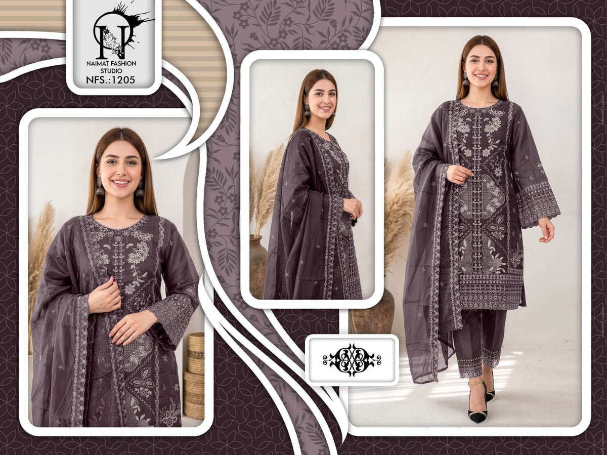 Naimat Fashion NFS - 1205 Salwar Suit Set - Amrah Wholesale