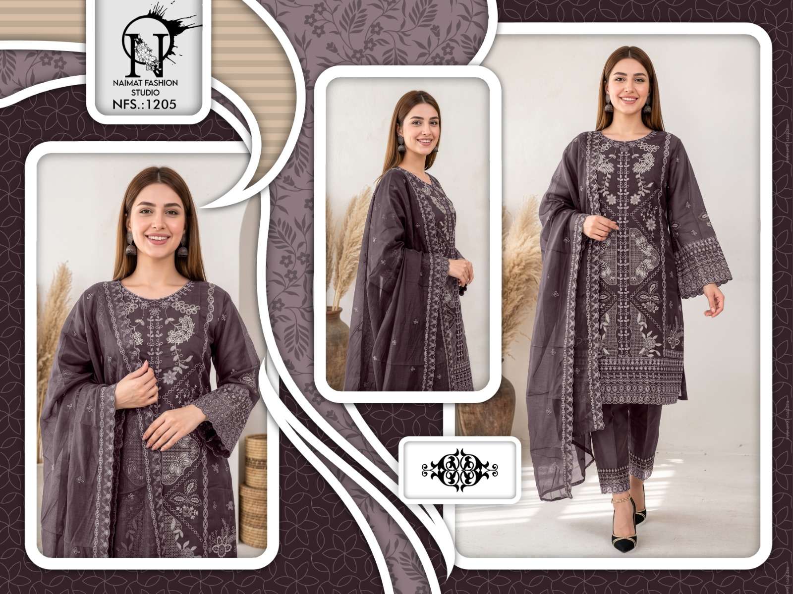 Naimat Fashion NFS - 1205 Salwar Suit Set - Amrah Wholesale