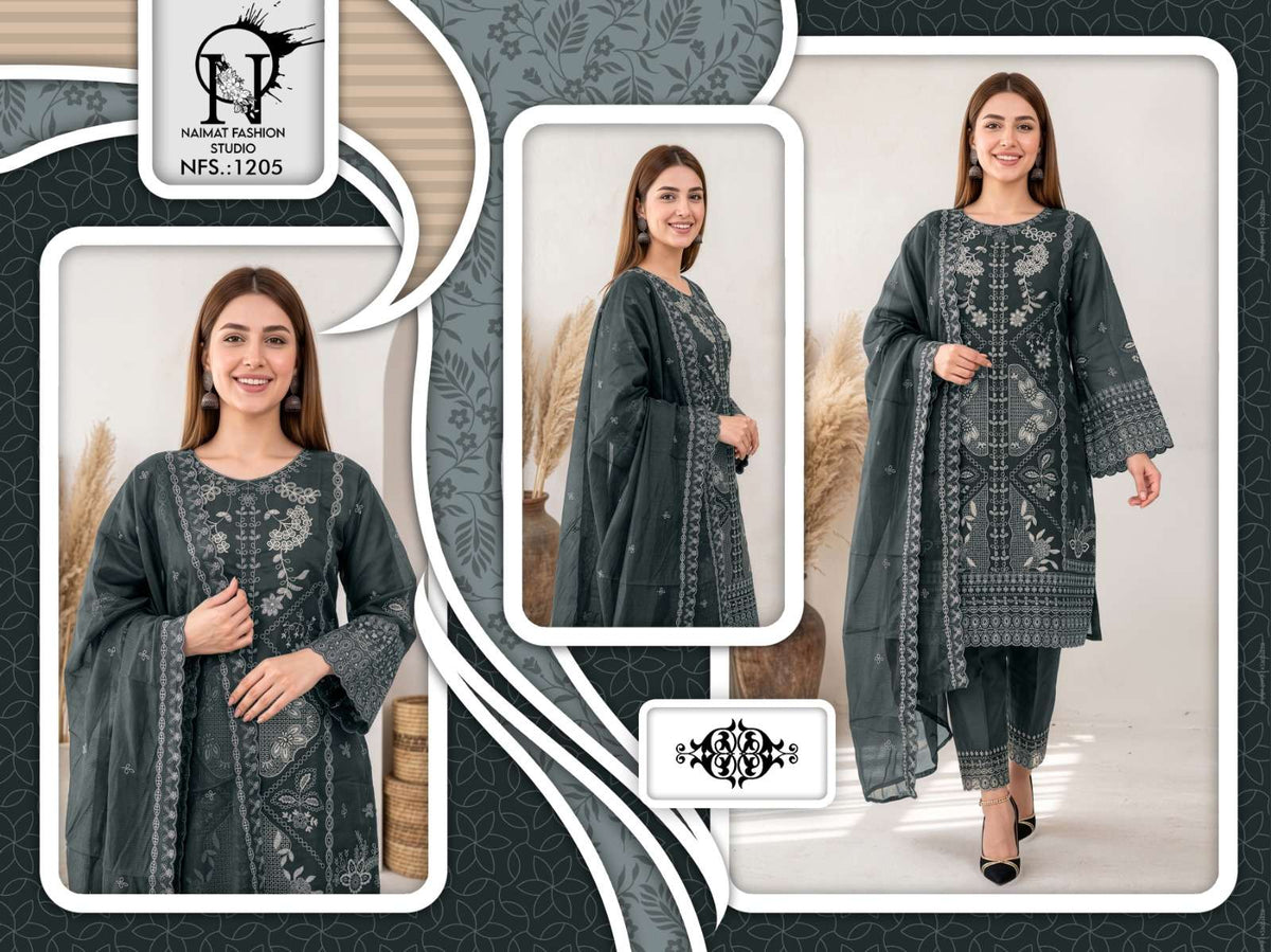 Naimat Fashion NFS - 1205 Salwar Suit Set - Amrah Wholesale