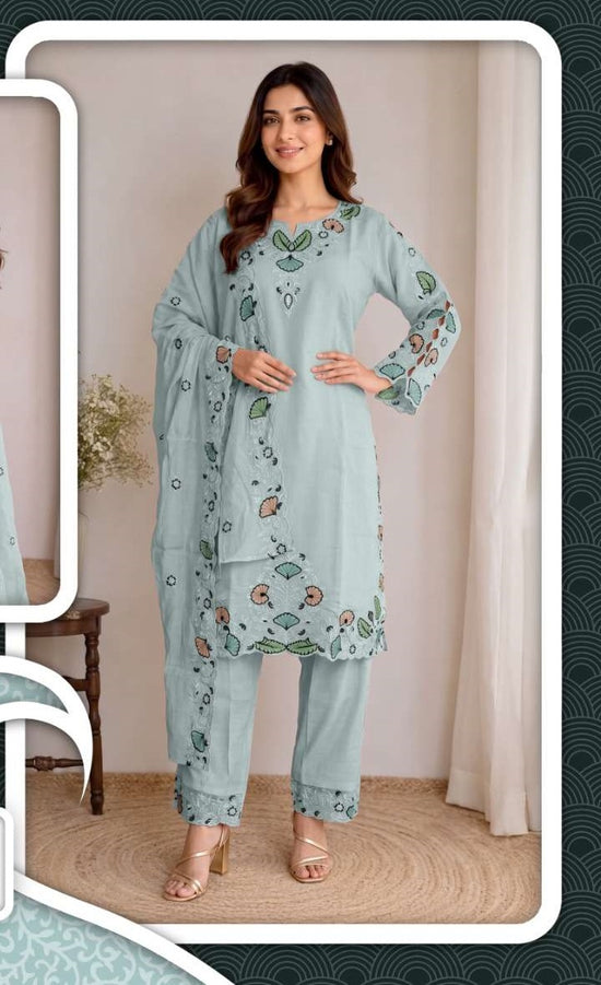 Naimat Fashion NFS - 1213 Cotton Embroidery Pakistani Suit Set