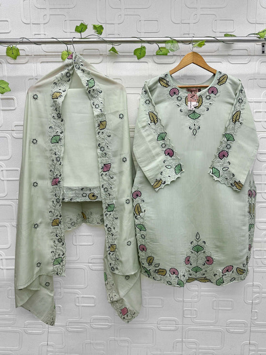 Naimat Fashion NFS - 1213 Cotton Embroidery Pakistani Suit Set