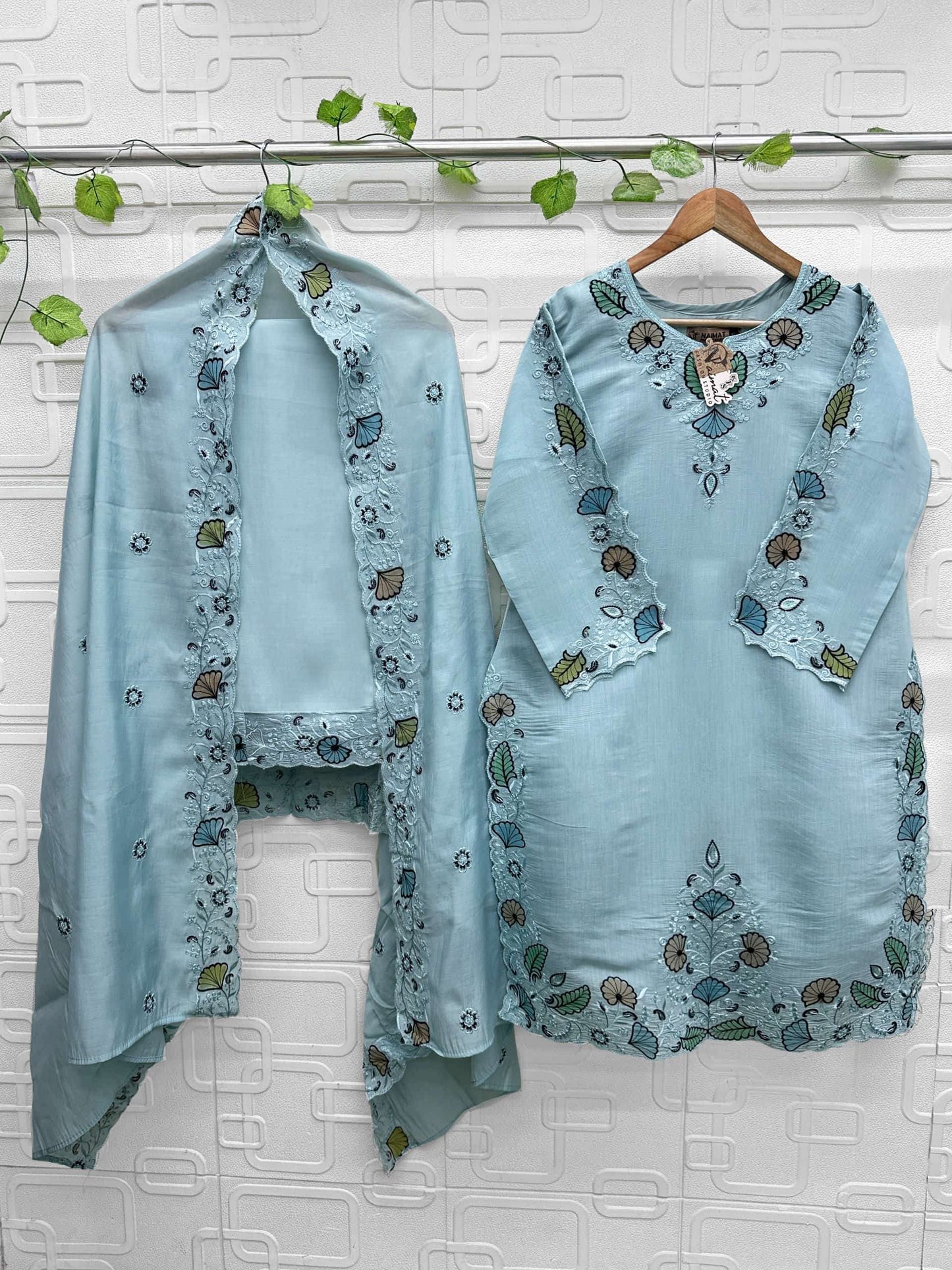 Naimat Fashion NFS - 1213 Cotton Embroidery Pakistani Suit Set