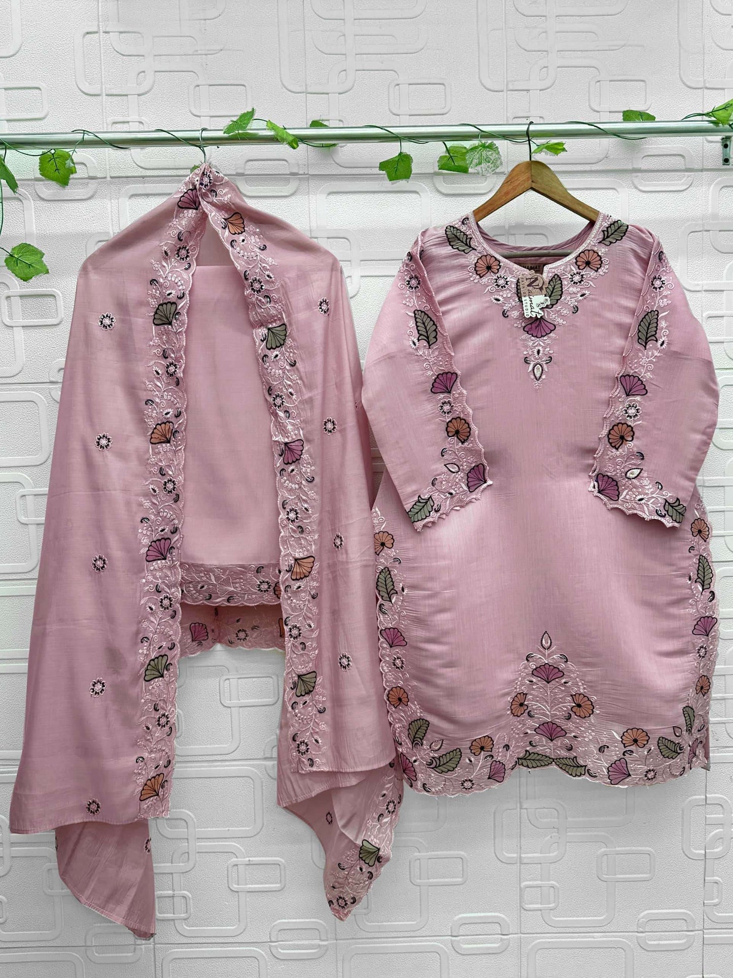 Naimat Fashion NFS - 1213 Cotton Embroidery Pakistani Suit Set