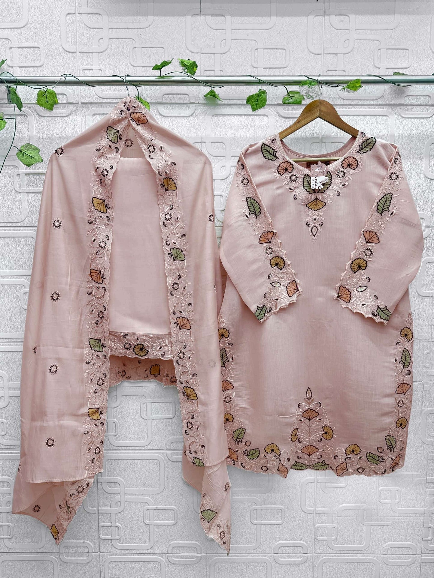 Naimat Fashion NFS - 1213 Cotton Embroidery Pakistani Suit Set