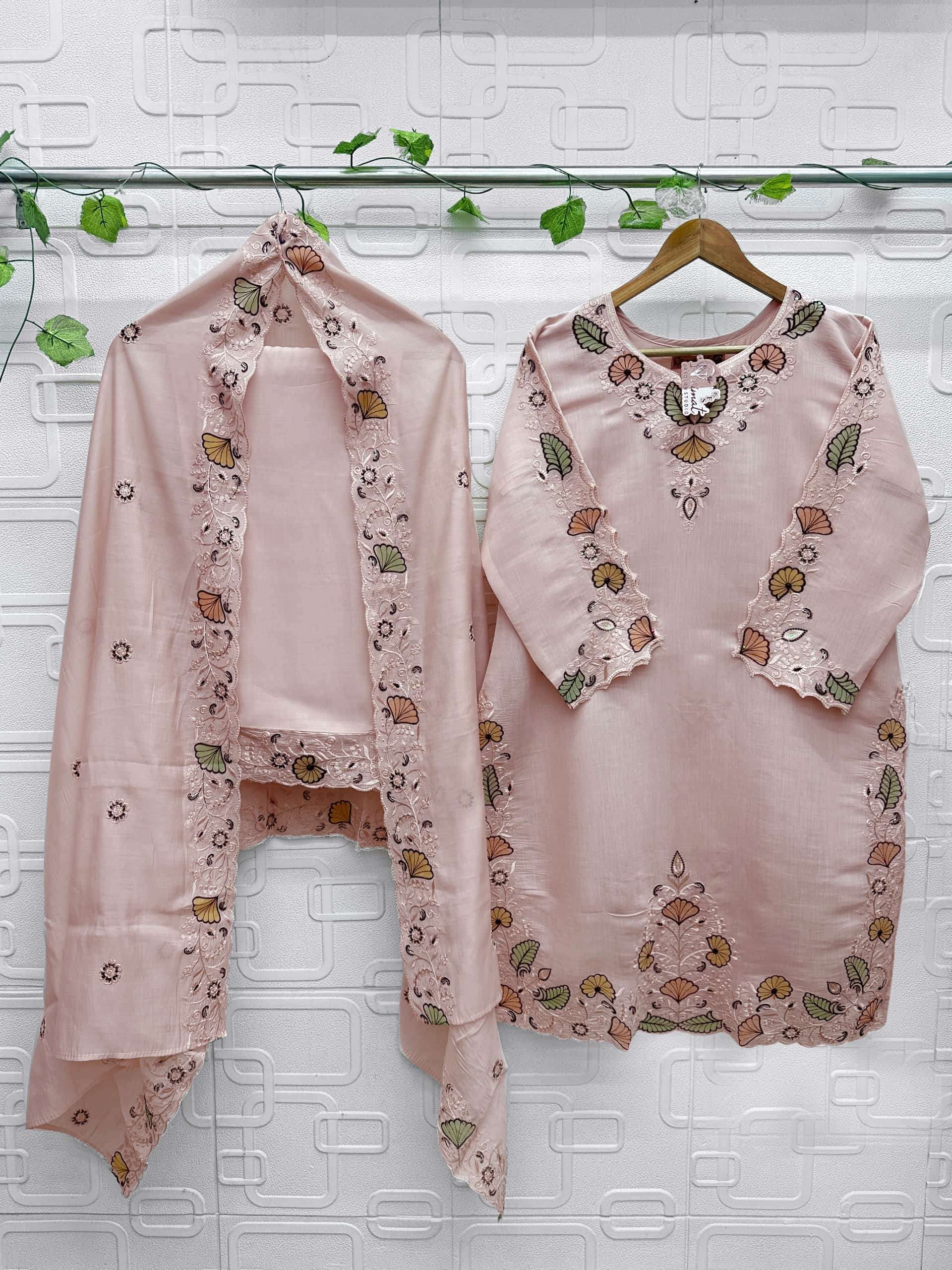 Naimat Fashion NFS - 1213 Cotton Embroidery Pakistani Suit Set