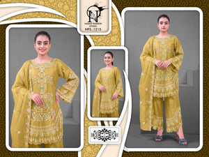 Naimat Fashion NFS - 1215 Chiffon Embroidery Pakistani Suit Set