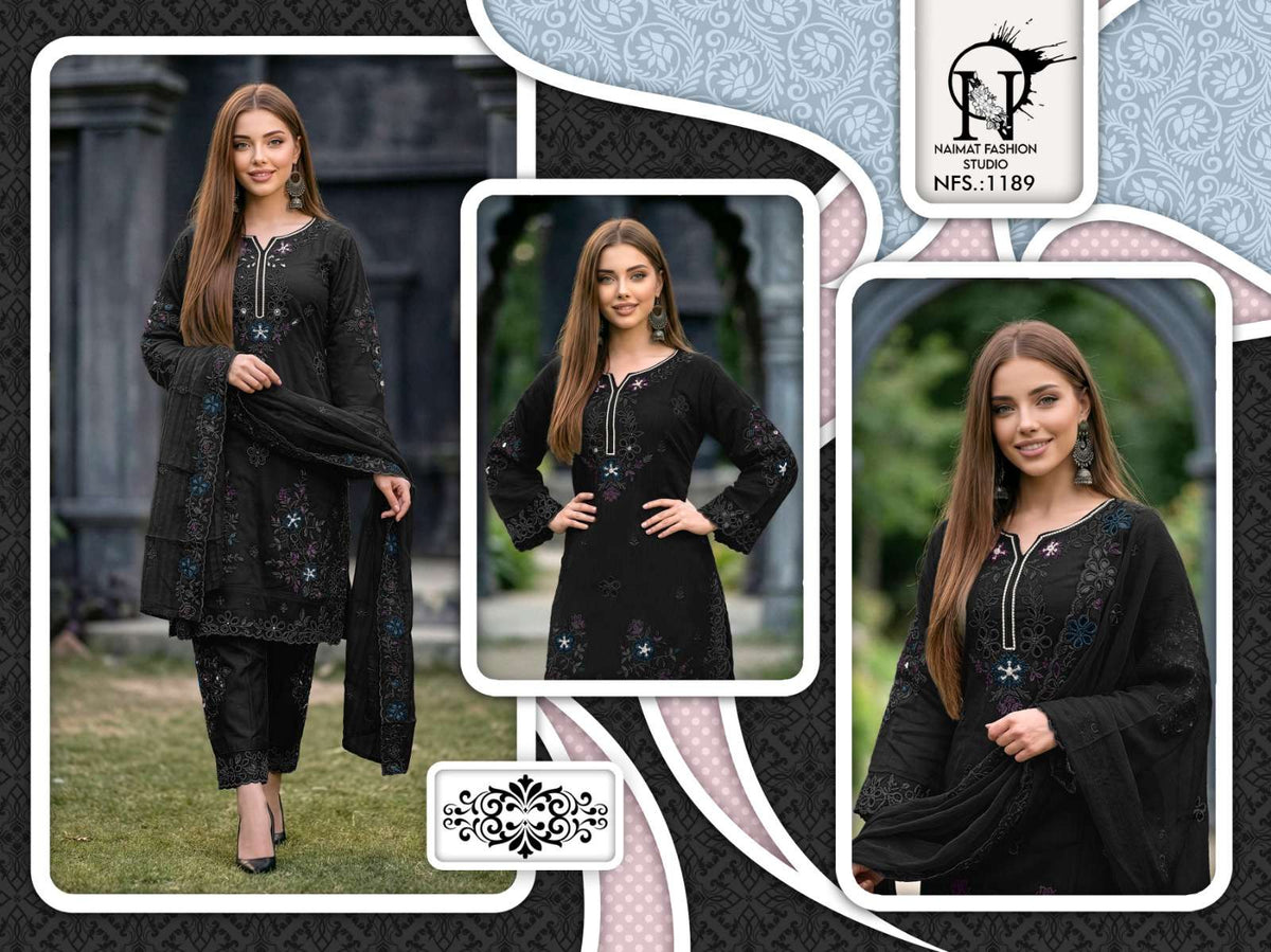 Naimat Fashion NFS - 1189 Pakistani Suit Set - Amrah Wholesale