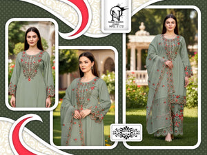 NAIMAT FASHION NFS-1173 Vichitra Pakistani Suit Set