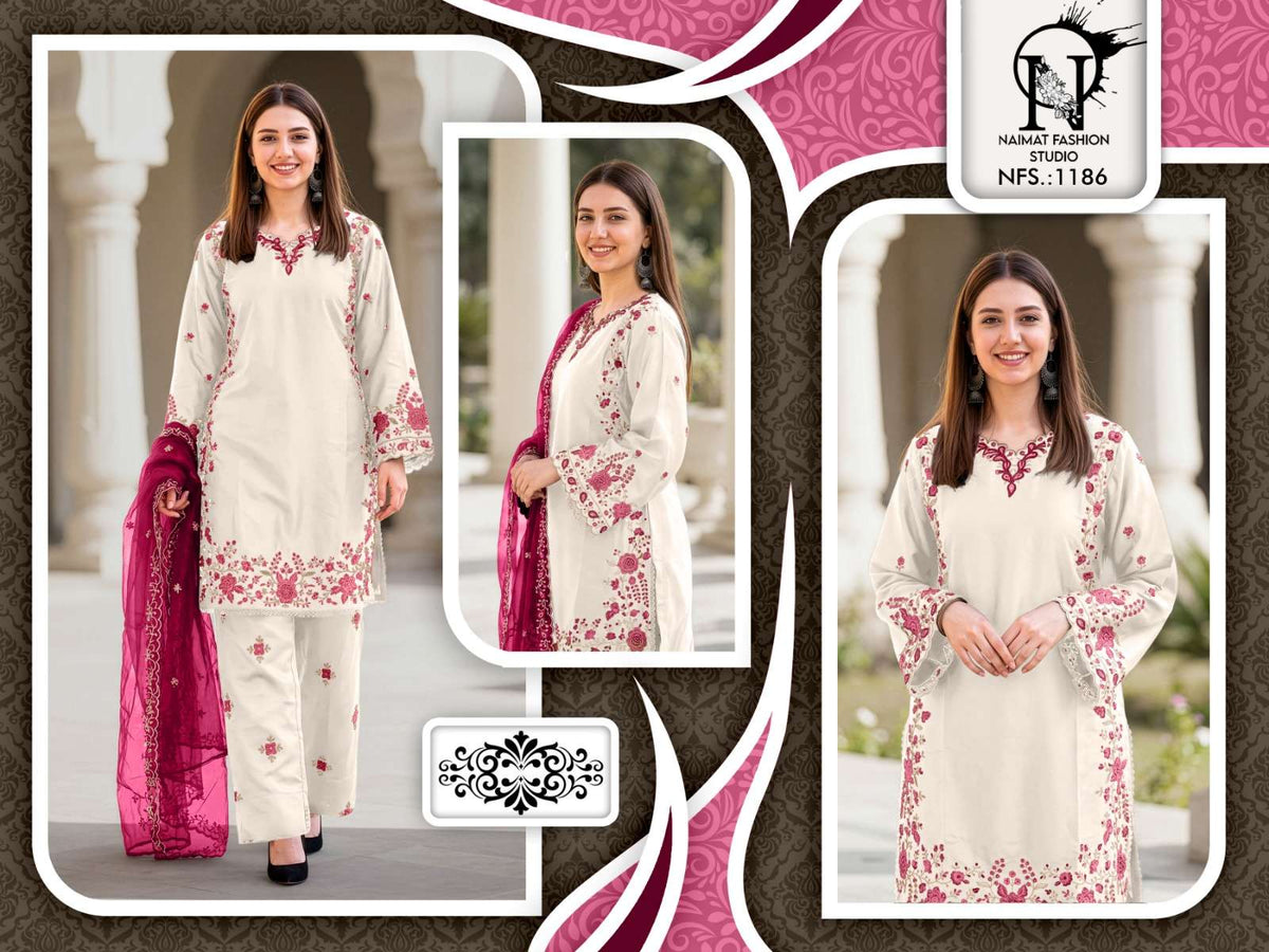 NAIMAT FASHION NFS - 1186 Dress Material - Amrah Wholesale