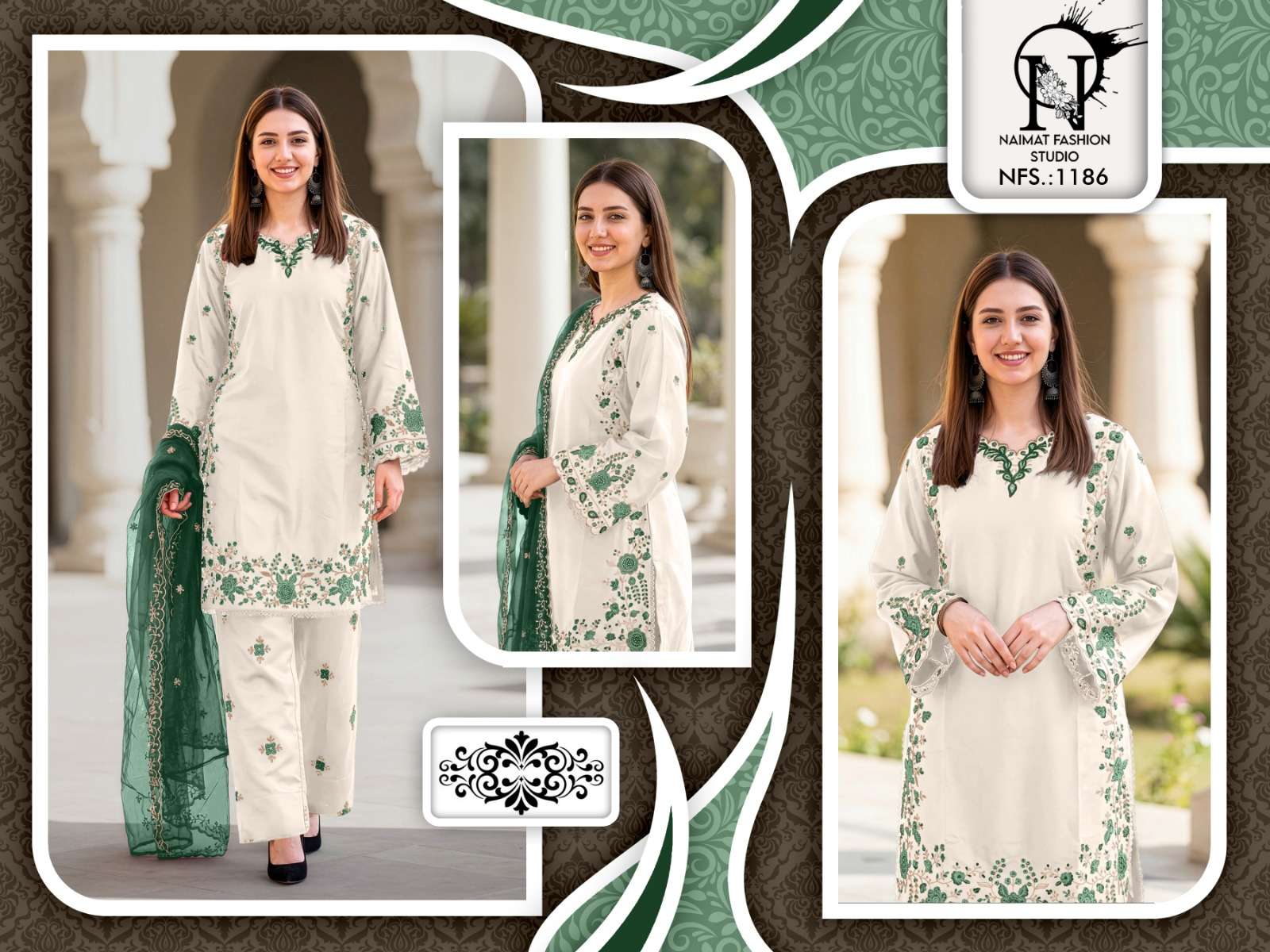 NAIMAT FASHION NFS - 1186 Dress Material - Amrah Wholesale