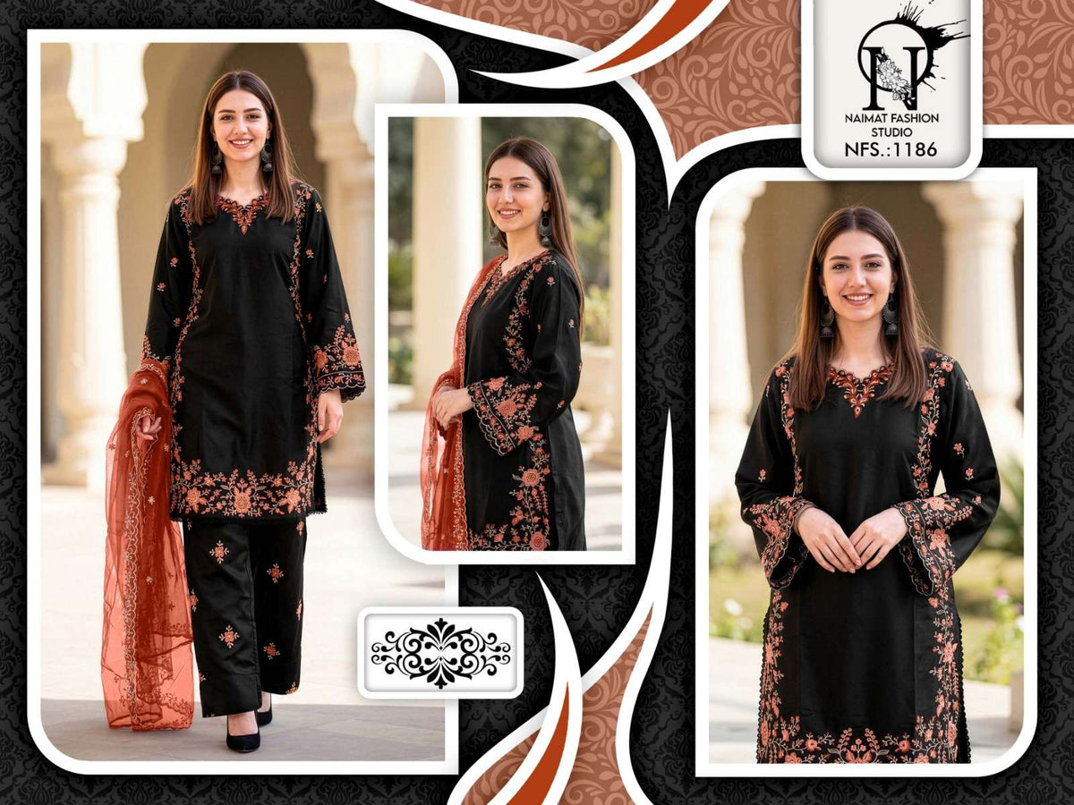 NAIMAT FASHION NFS - 1186 Dress Material - Amrah Wholesale
