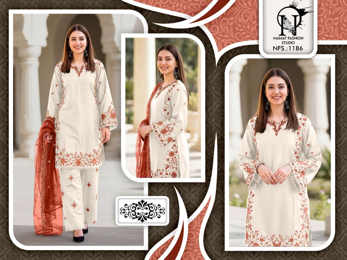 NAIMAT FASHION NFS - 1186 Dress Material - Amrah Wholesale