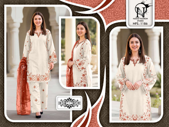 NAIMAT FASHION NFS - 1186 Dress Material - Amrah Wholesale