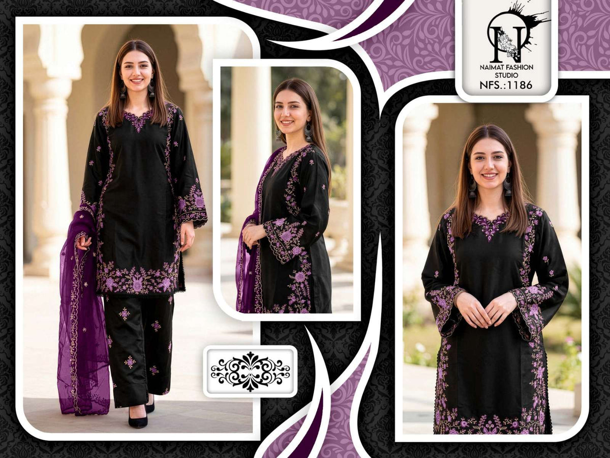 NAIMAT FASHION NFS - 1186 Dress Material - Amrah Wholesale