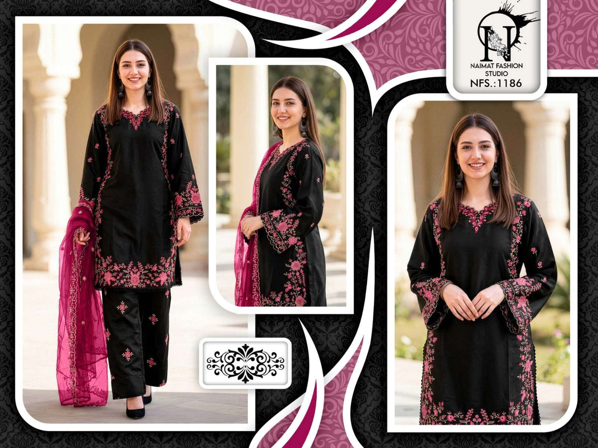 NAIMAT FASHION NFS - 1186 Dress Material - Amrah Wholesale