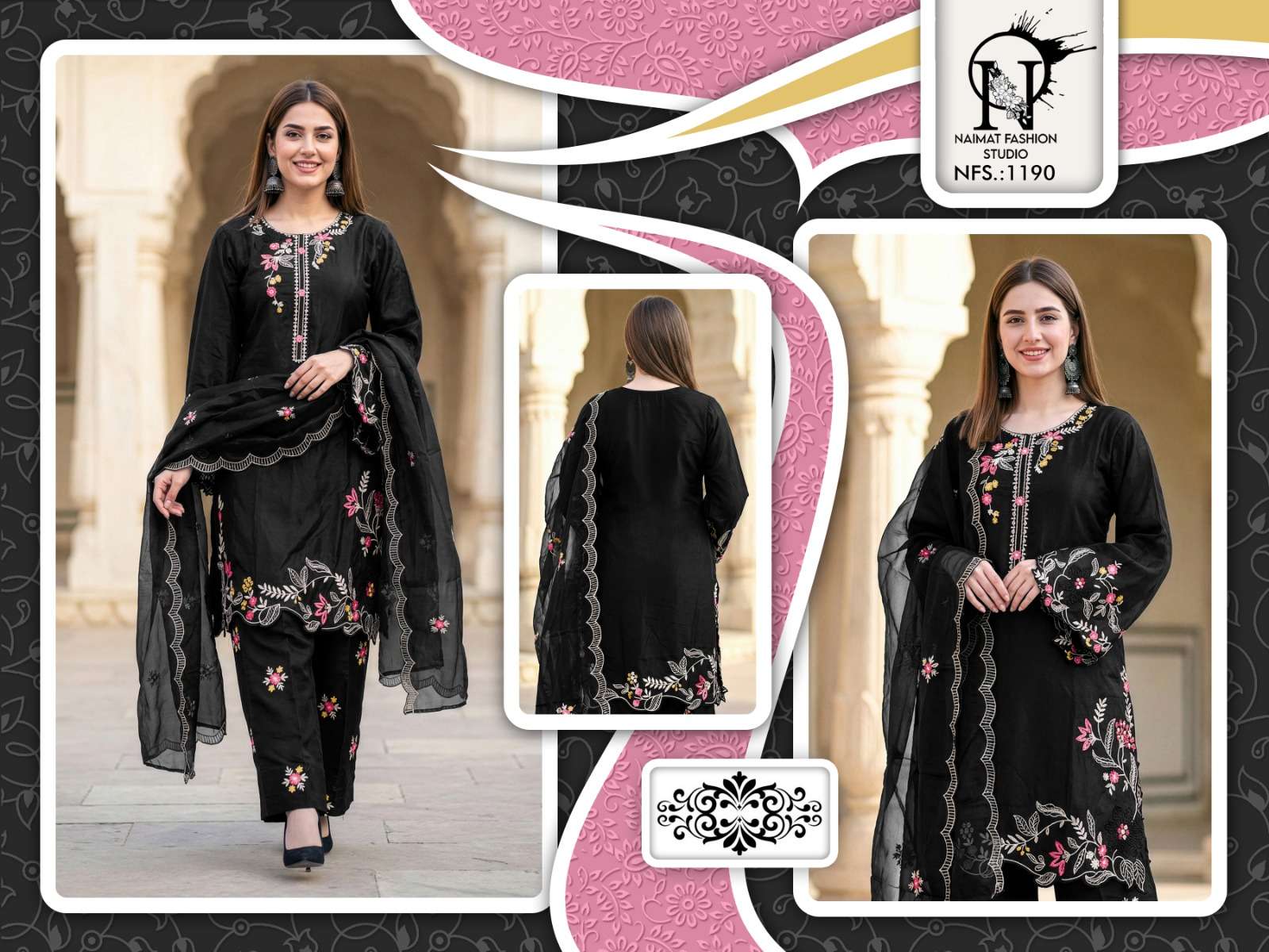 NAIMAT FASHION NFS - 1190 Dress Material - Amrah Wholesale