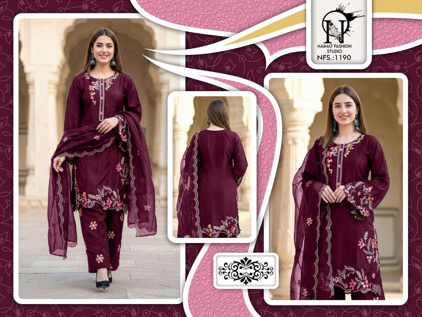 NAIMAT FASHION NFS - 1190 Dress Material - Amrah Wholesale