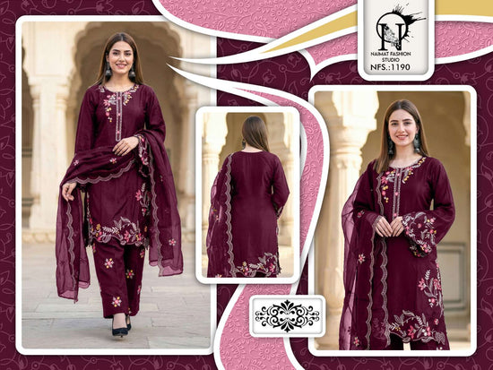 NAIMAT FASHION NFS - 1190 Dress Material - Amrah Wholesale