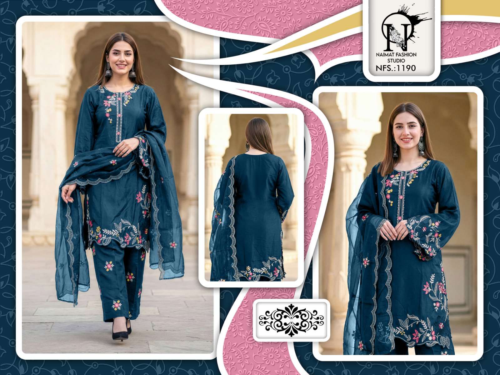 NAIMAT FASHION NFS - 1190 Dress Material - Amrah Wholesale