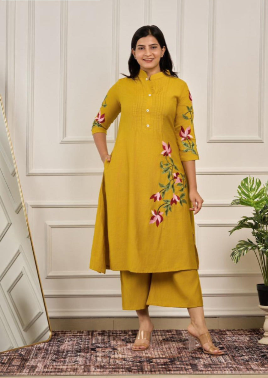 Naisha K 1027 Vertican Kurti Pant Set