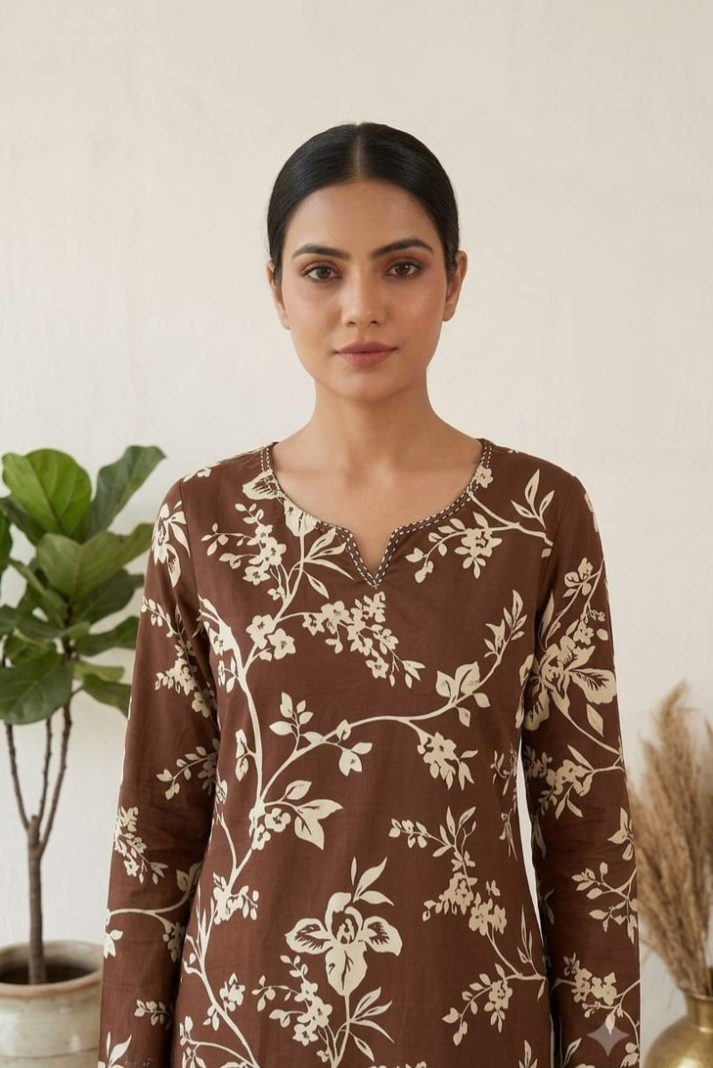 Naisha K 1141 Cotton Printed Co-Ord Set