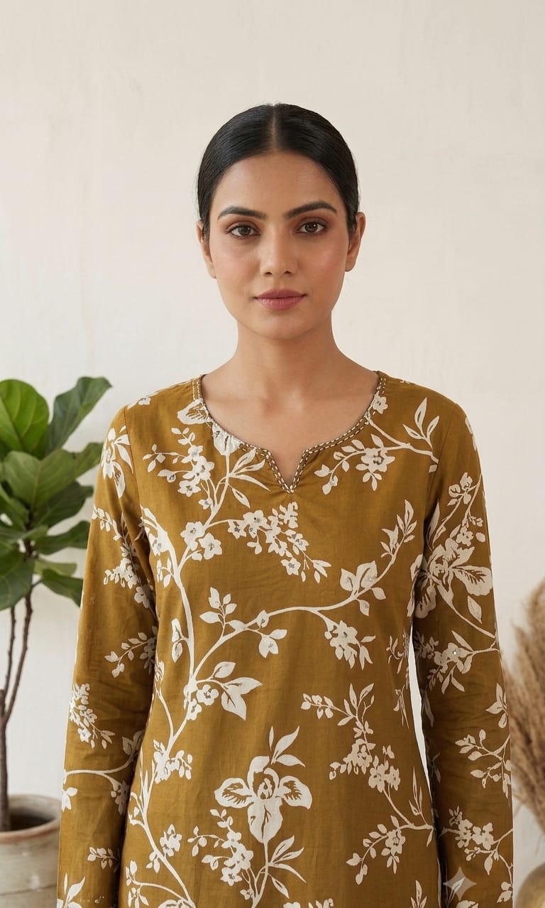 Naisha K 1141 Cotton Printed Co-Ord Set