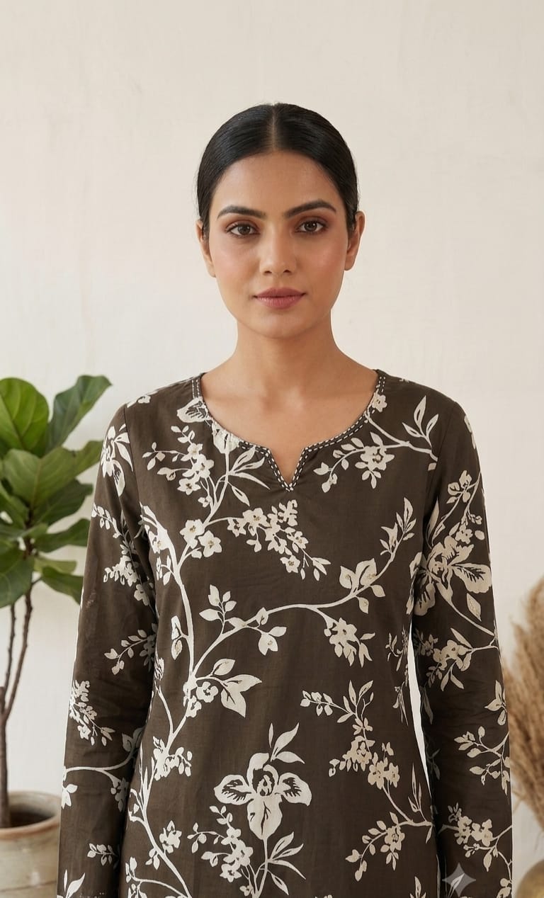 Naisha K 1141 Cotton Printed Co-Ord Set