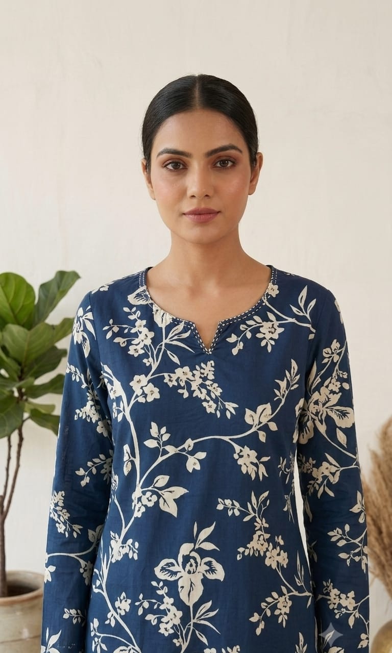 Naisha K 1141 Cotton Printed Co-Ord Set