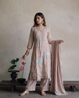 Amrah Wholesale Naisha K 1266 Glass Crush Kurti Set