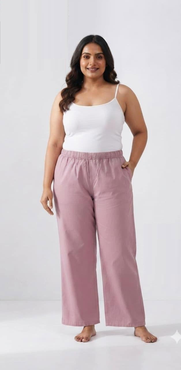 Naisha K 1380 Cotton Plus Size Bottom Wear Pants