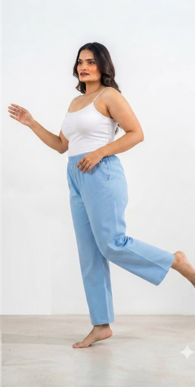 Naisha K 1380 Cotton Plus Size Bottom Wear Pants