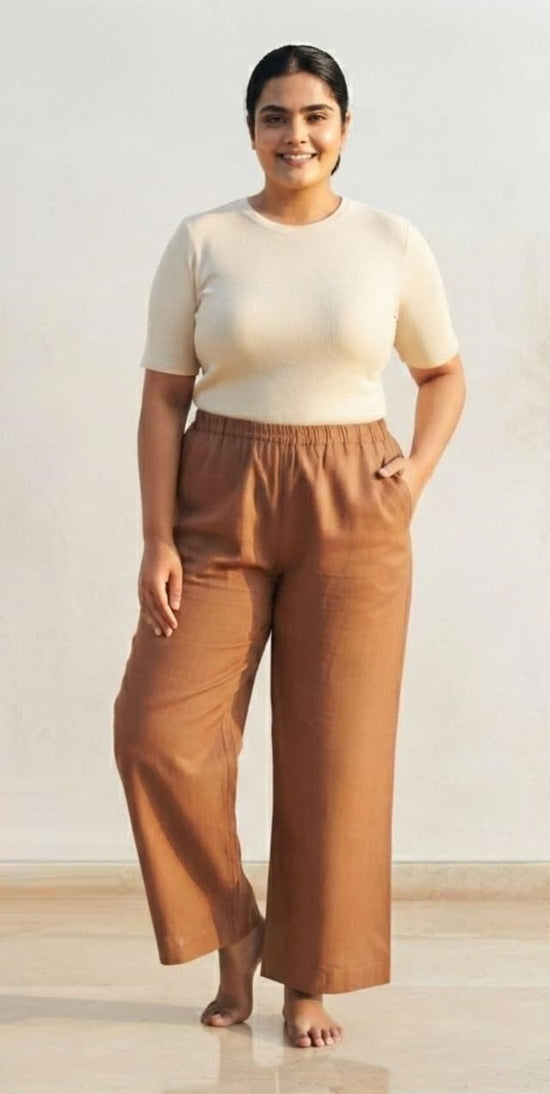Naisha K 1380 Cotton Plus Size Bottom Wear Pants