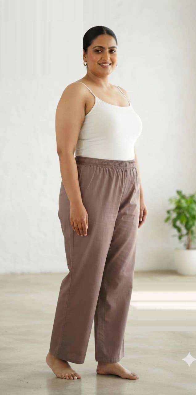 Naisha K 1380 Cotton Plus Size Bottom Wear Pants
