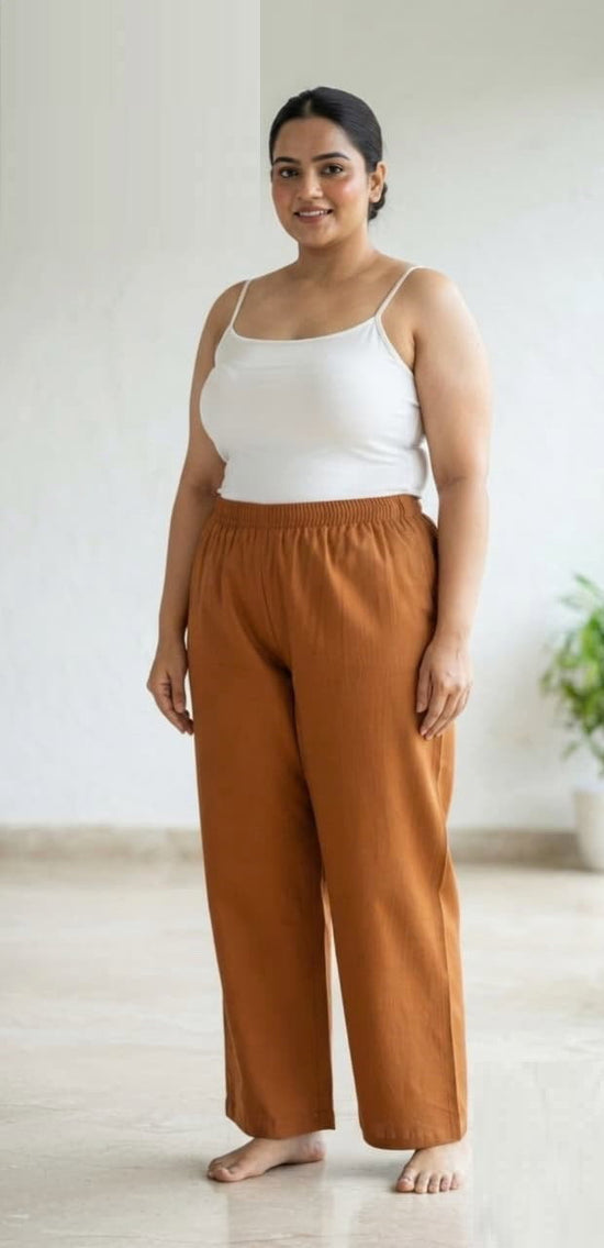 Naisha K 1380 Cotton Plus Size Bottom Wear Pants