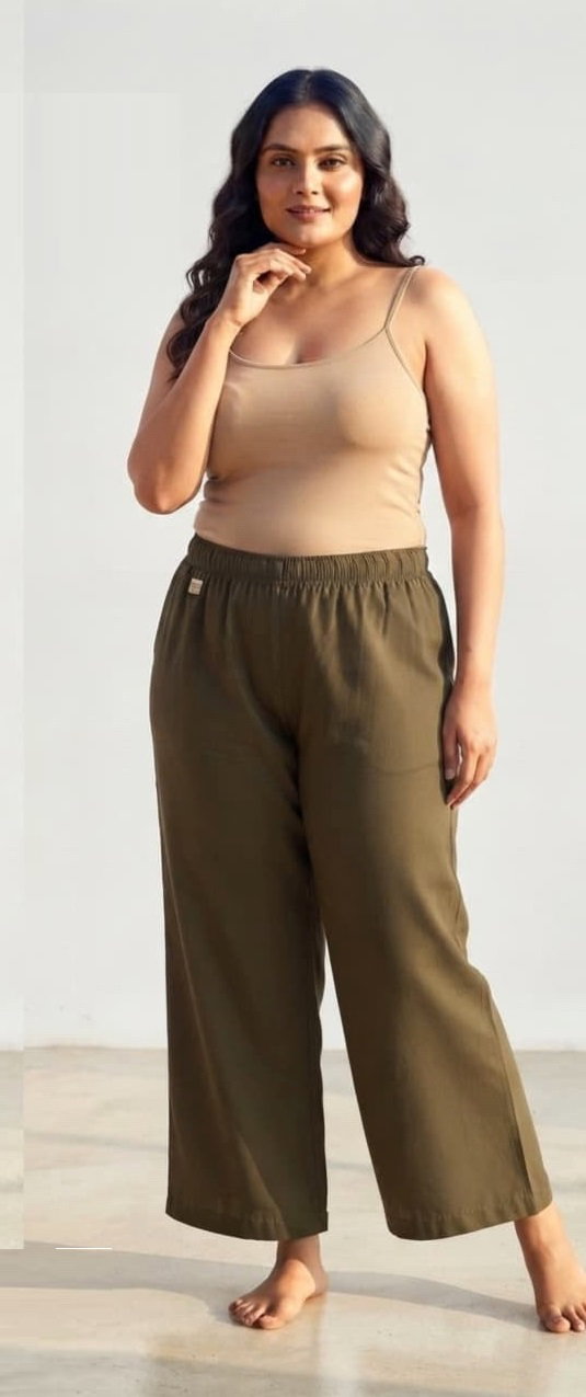 Naisha K 1380 Cotton Plus Size Bottom Wear Pants