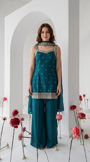 Naisha K 1455 Chinon Sequence Work Salwar Suit Set