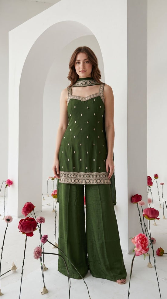 Naisha K 1455 Chinon Sequence Work Salwar Suit Set