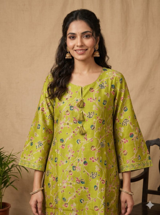 Naisha K 1474 Vertican Silk Printed Farsi Salwar Suit Collection