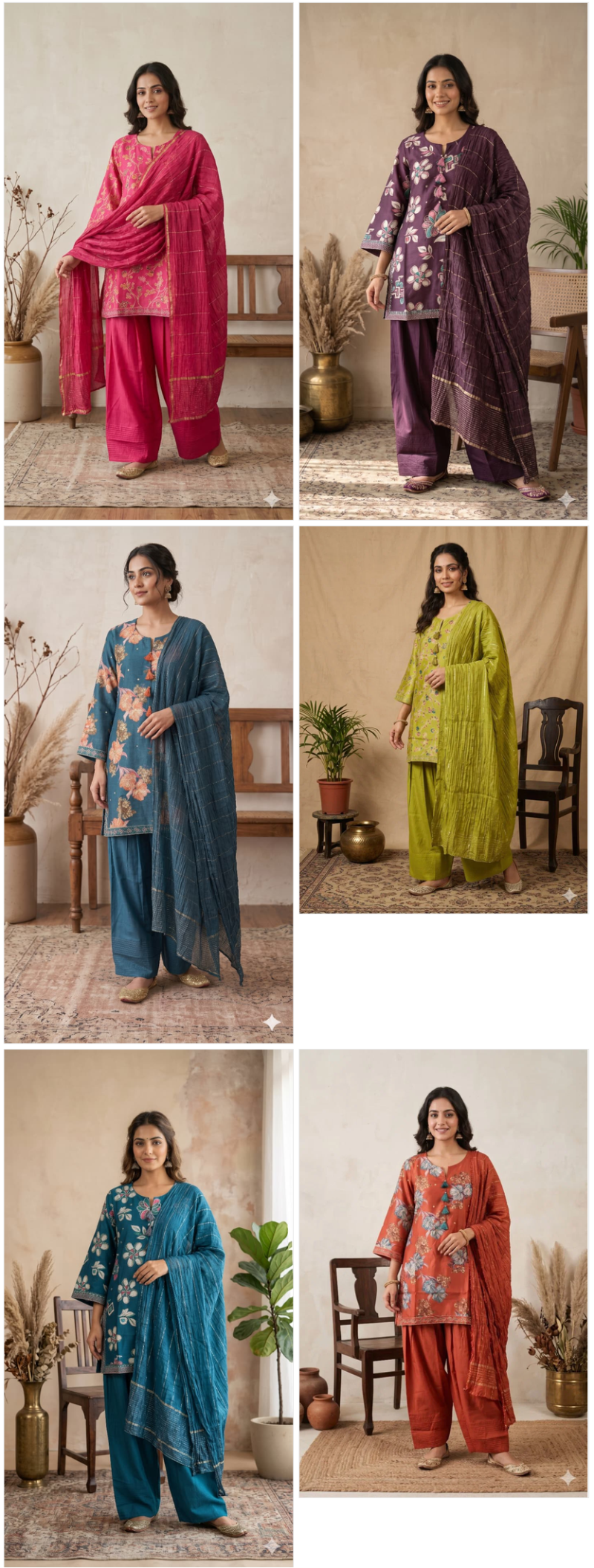 Naisha K 1474 Vertican Silk Printed Farsi Salwar Suit Collection