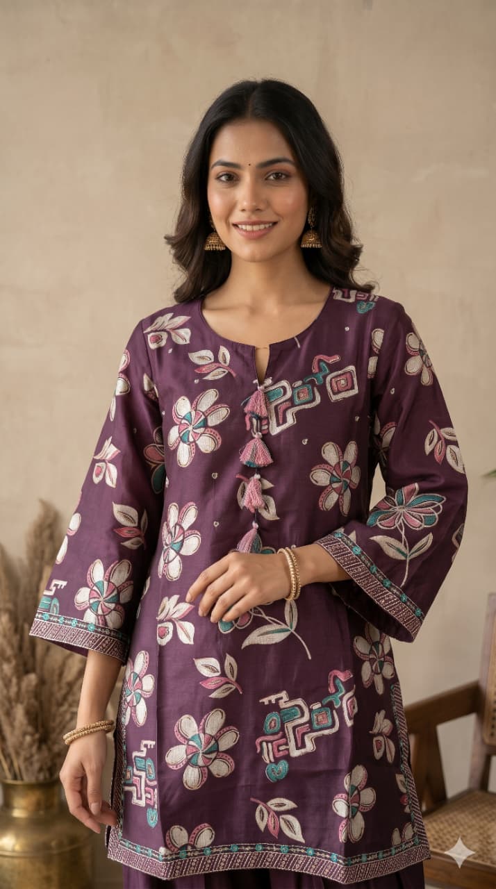 Naisha K 1474 Vertican Silk Printed Farsi Salwar Suit Collection