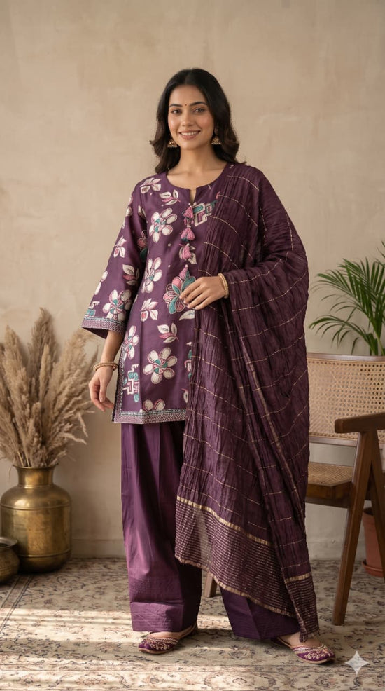 Naisha K 1474 Vertican Silk Printed Farsi Salwar Suit Collection