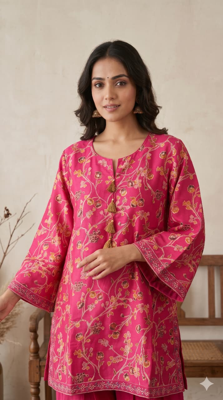 Naisha K 1474 Vertican Silk Printed Farsi Salwar Suit Collection