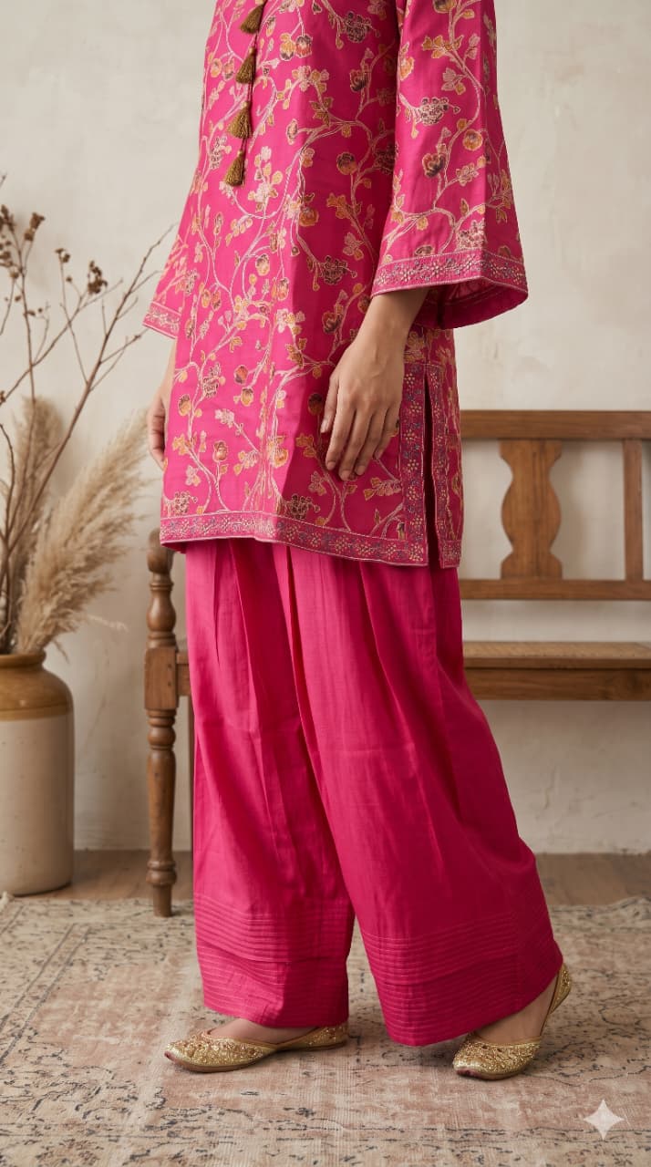 Naisha K 1474 Vertican Silk Printed Farsi Salwar Suit Collection