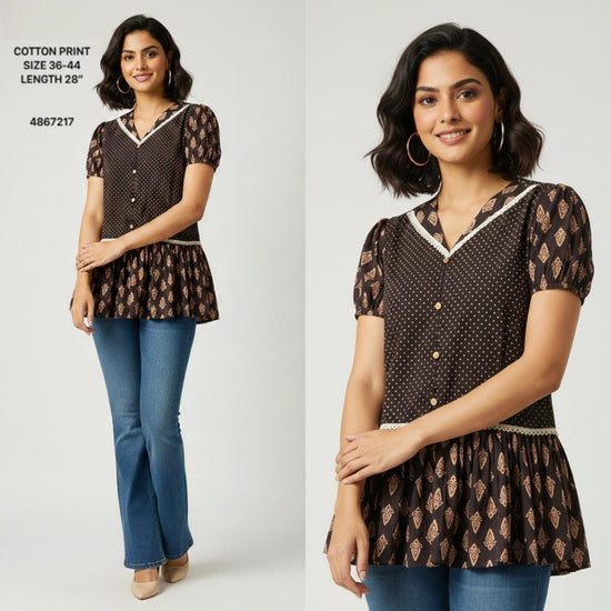 Naisha K 804 Cotton Printed Tops